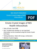 Nes Health Research Emoto Crystal Images of NES Health Infoceuticals