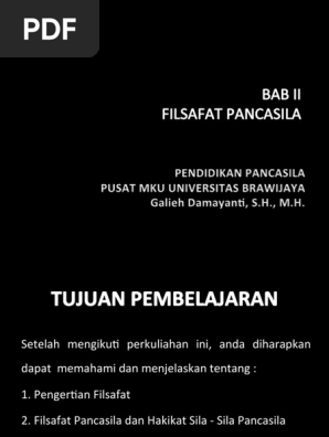 Bab Ii Filsafat Pancasila Pdf