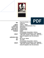 Chabot Freud On Schreber PDF