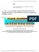 For Sale - Rak Besi Siku Lubang, Jemuran Aluminium, Tangga Aluminium Untuk Kebutuhan Rumah Tangga Dan Peralatan Kantor - Fajar Aluminium Rak Besi