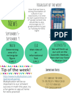 3 Grade Classroom: Important Dates