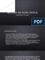 Metodo de Ruta Critica