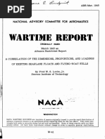 A Correlation of the Dimentions , Proportions , And Loadings of Existing Sea -Plane Floats and Flying-boat Hulls