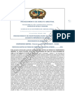 PROCEDIMENTO de DIREITO ARBITRAL Cláusla Aditiva Ao Termo de Compromisso Arbitral