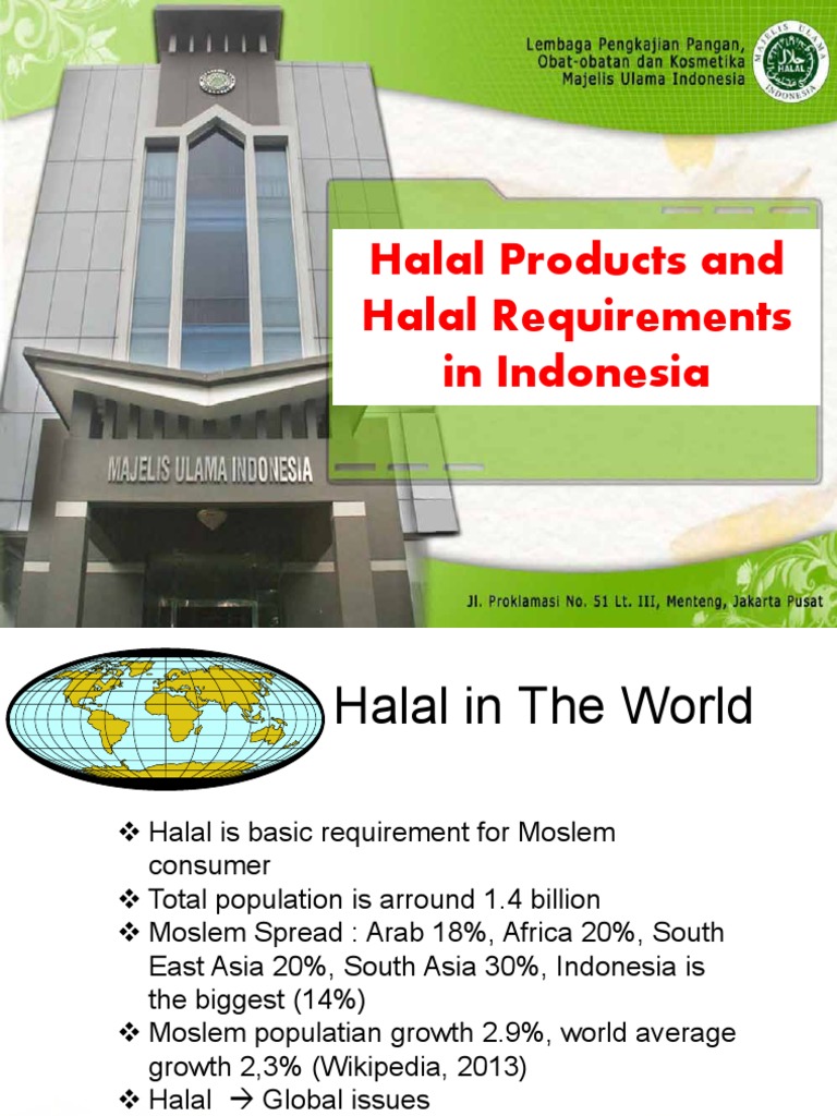 MUI Halal Certification in Indonesia | PDF | Food And Drink | Foods