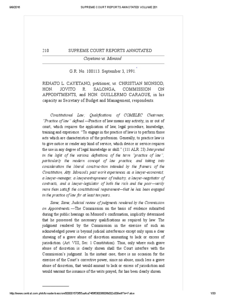 Essay on cayetano vs monsod 03 image