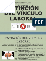 Extincion Del Vinculo Laboral