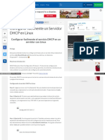 Configurar DHCP Linux