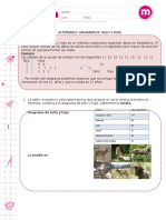 Diagrama de Tallo y Hoja 6°