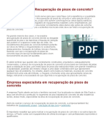 Recuperação de Pisos de Concreto - Pisolix PDF