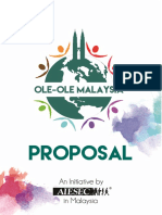 Ole-Ole Malaysia Proposal in-Kind Sponsorship