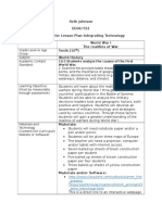 Template Lesson Plan Integrating Technology