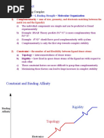 The Chelate Effect: I. How To Make A Strong Complex