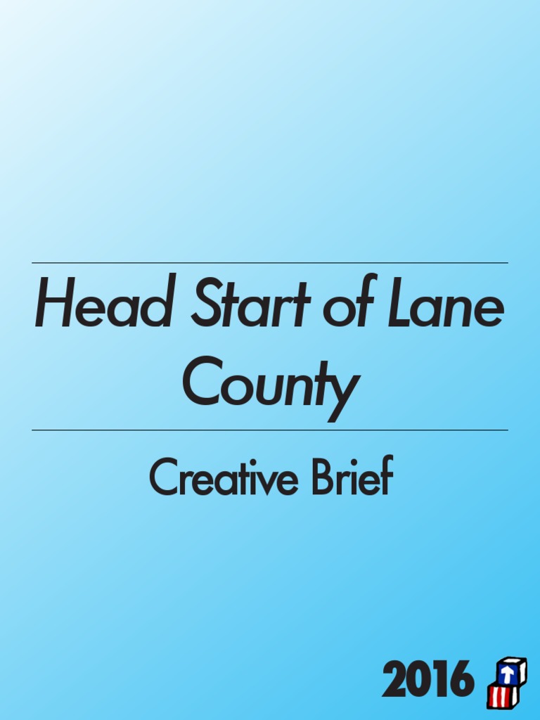 Head Start of Lane County Creative Brief PDF Preschool Child Care