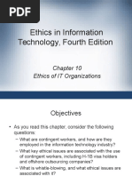 Ethics in Information Technology, Fourth Edition: Ethics of IT Organizations