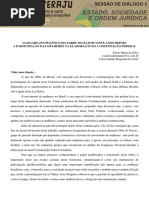 SILVA, Salete Maria Da. O Legado Jus-político Do Lobby Do Batom Vinte Anos Depois