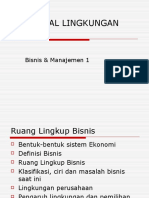 Mengenal Lingkungan Bisniskuliah 1