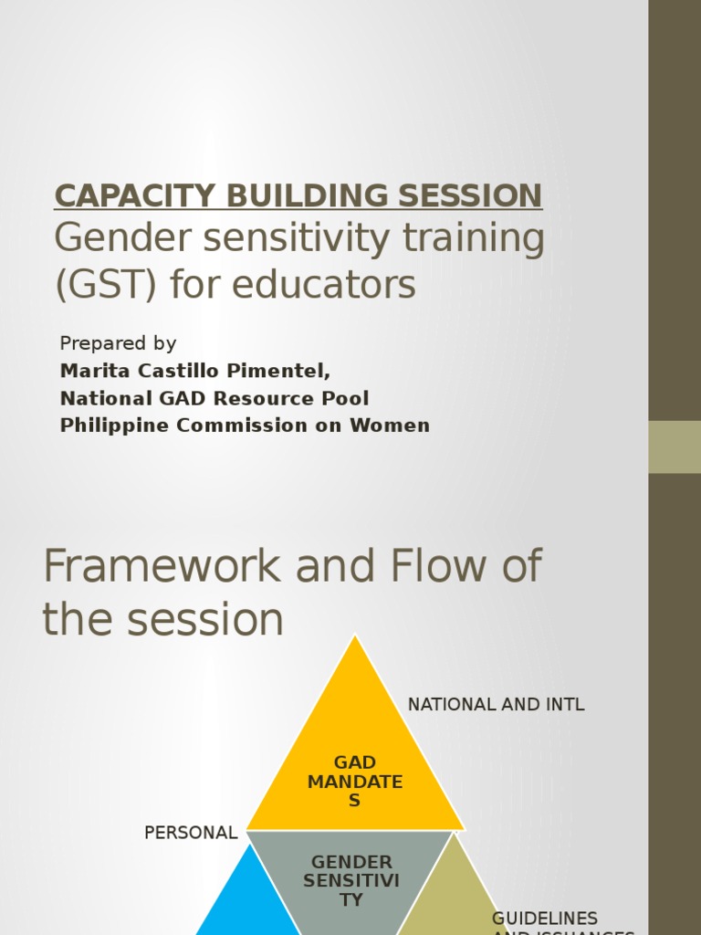 Gender Sensitivity Training for Educators | PDF | Gender | Gender Studies