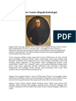 Biografi Auguste Comte, Bapak Sosiologi