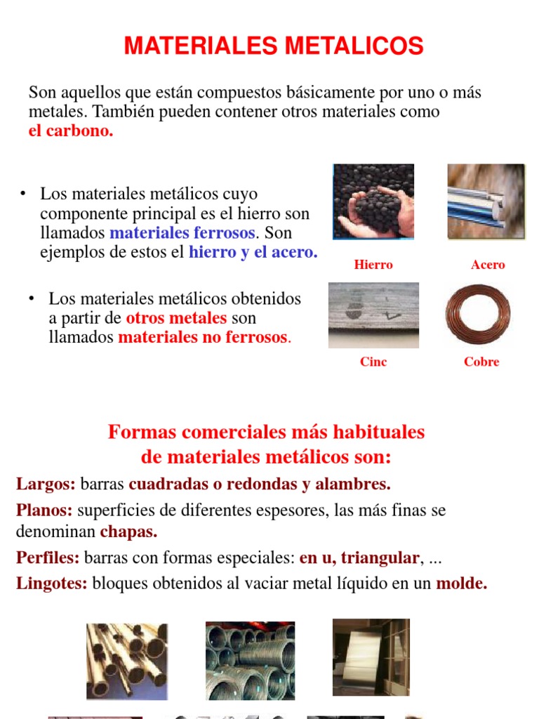 Materiales Metalicos el carbono