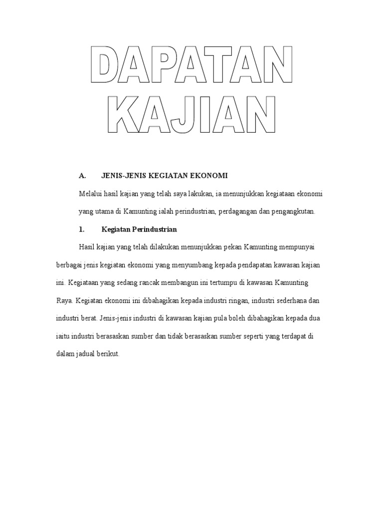 Hasil Kajian Pdf