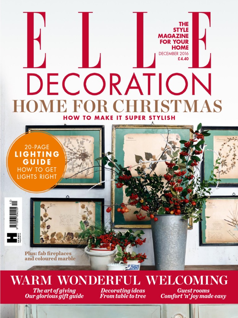 Elle Decoration Uk December 2016 Pdf
