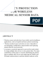 Privacy Protection For Wireless Medical Sensor Data