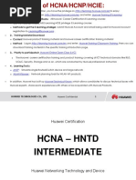 HCNA-HNTD V2.1 Intermediate Training Materials