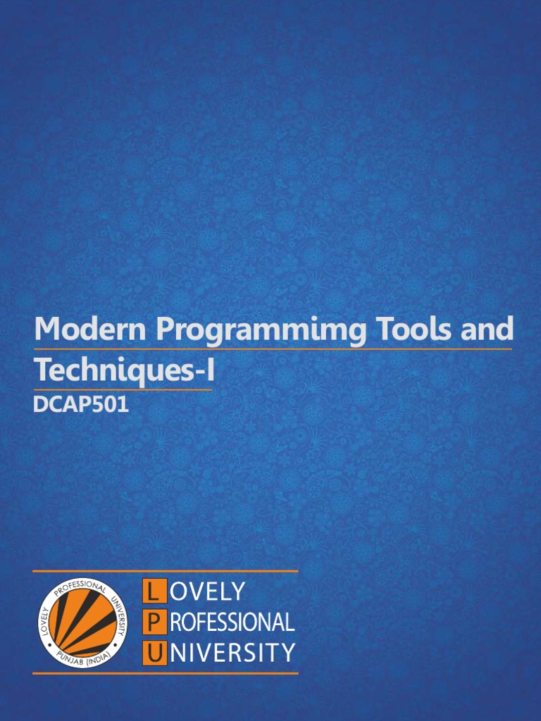 Dcap501 Modern Programming Tools and Techniques I PDF | PDF | Java ...