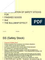 Distribution Channel - Safety - Min Stock