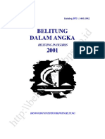 Belitung Dalam Angka 2001 PDF