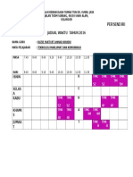 Jadual Waktu Tmk Tahun 2016