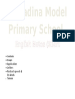 Al-Madina Model Primary School: English Notes (Short & Easy)