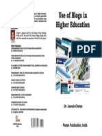 Use of Blogs in Higher Education