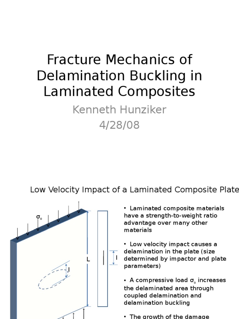 Delamination Buckling in Composites | PDF | Buckling | Fracture Mechanics
