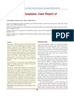 Cleidocranial Dysplasia Case Report of Three Siblings