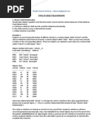 Types of Object Relationship