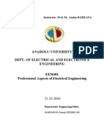 EEM401 Professional Aspects of Electrical Engineering - Engineering Ethics