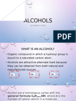 Alcohols: Alternate Fuels