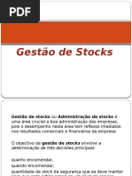 gestão de stocks