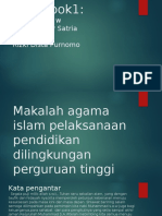 Makalah agama islam pelaksanaan pendidikan dilingkungan perguruan tinggi.pptx