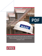 Structural Requirements and Test Procedures For TG20 Compliant Prefabricated Structural Transom Units v4