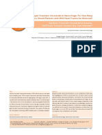 Delayed Traumatic Intracerebral Hemorrhage: For How Many Hours Should Patients With Mild Head Trauma Be Observed?