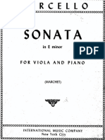 -Marcello - Sonata in E Minor Viola and Piano