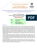 GeoSS Evening Seminar Geotechnical Port and Offshore Structures 16 Nov 16