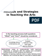 Teaching Arts Methods Strategies