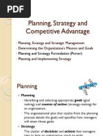 Management 7 Planning Strategy and Competitive Advantage