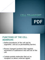  Cell Transport