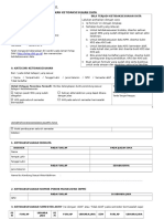 Form Pengajuan Perbaikan Ketidaksesuaian Data