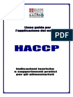 Dispensa Haccp - Piano Di Autocontrollo PDF